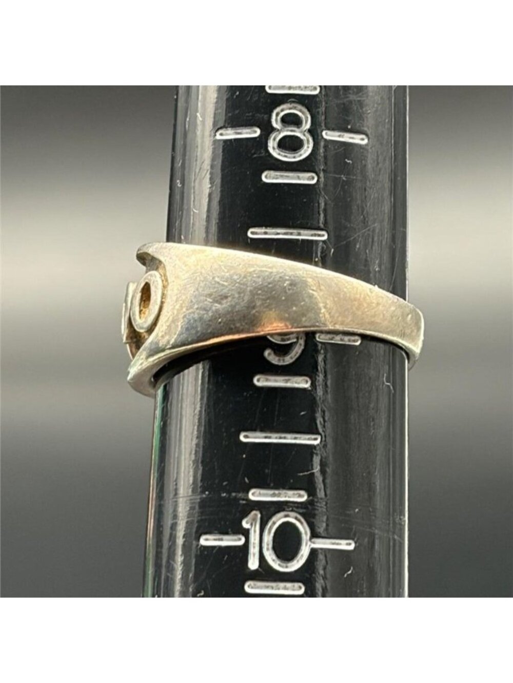 Sterling Silver 2000 Millennium Band Ring Size 9 - Picture 6 of 6